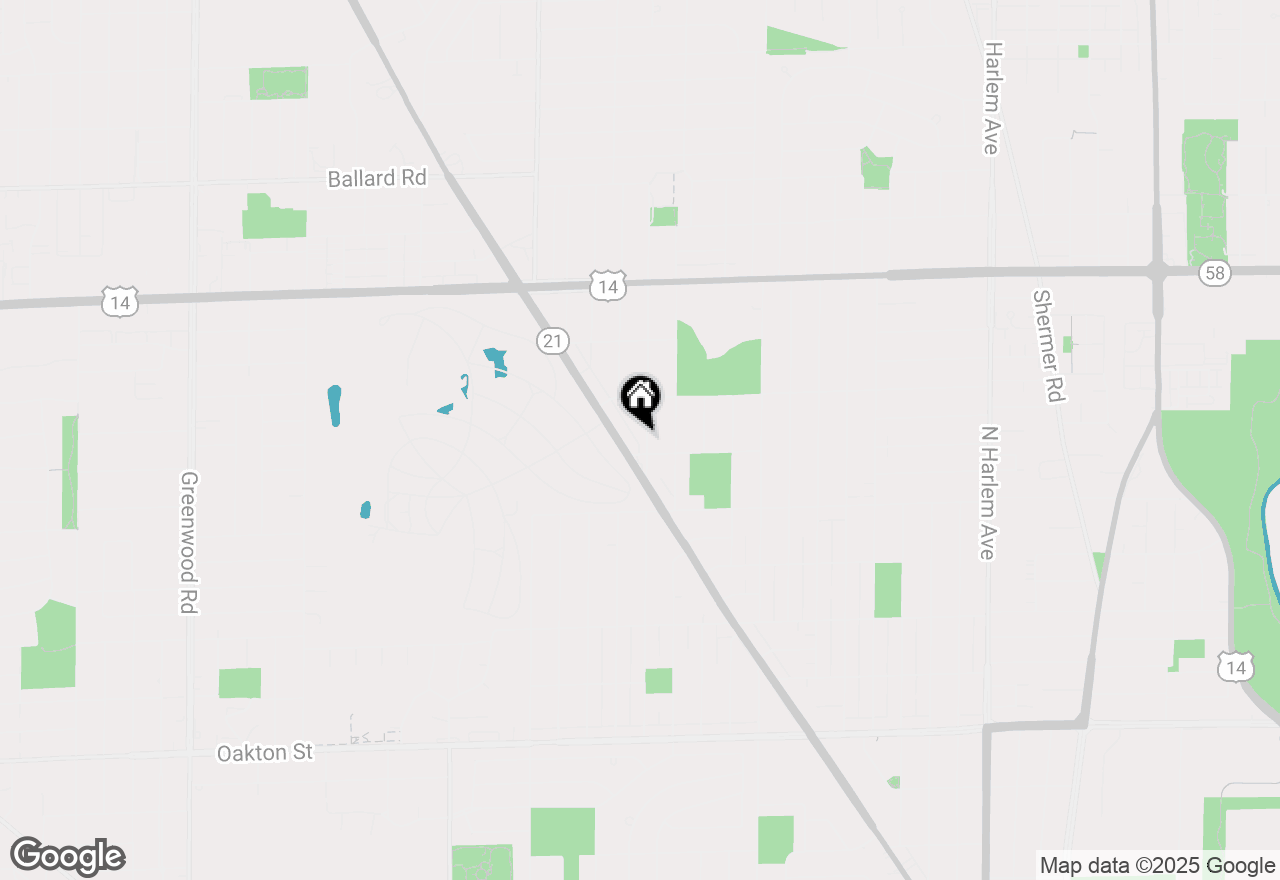 Map of 8516 N Ozanam Avenue, Niles, IL 60714