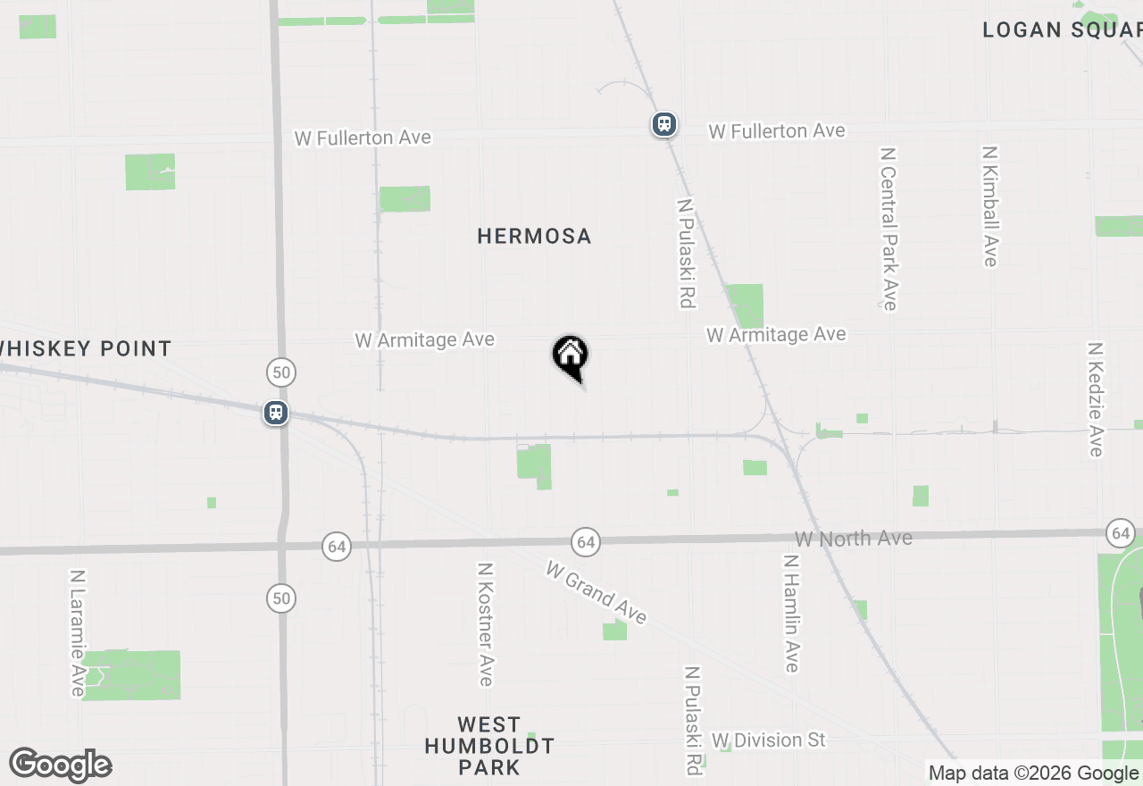 Map of 1855 N Tripp Avenue, Chicago, IL 60639