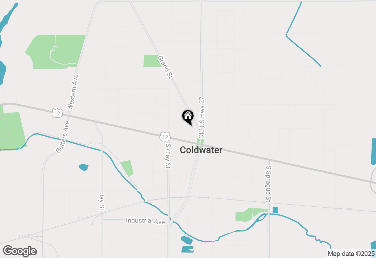 Map of 37 N Monroe Street, Coldwater, MI 49036