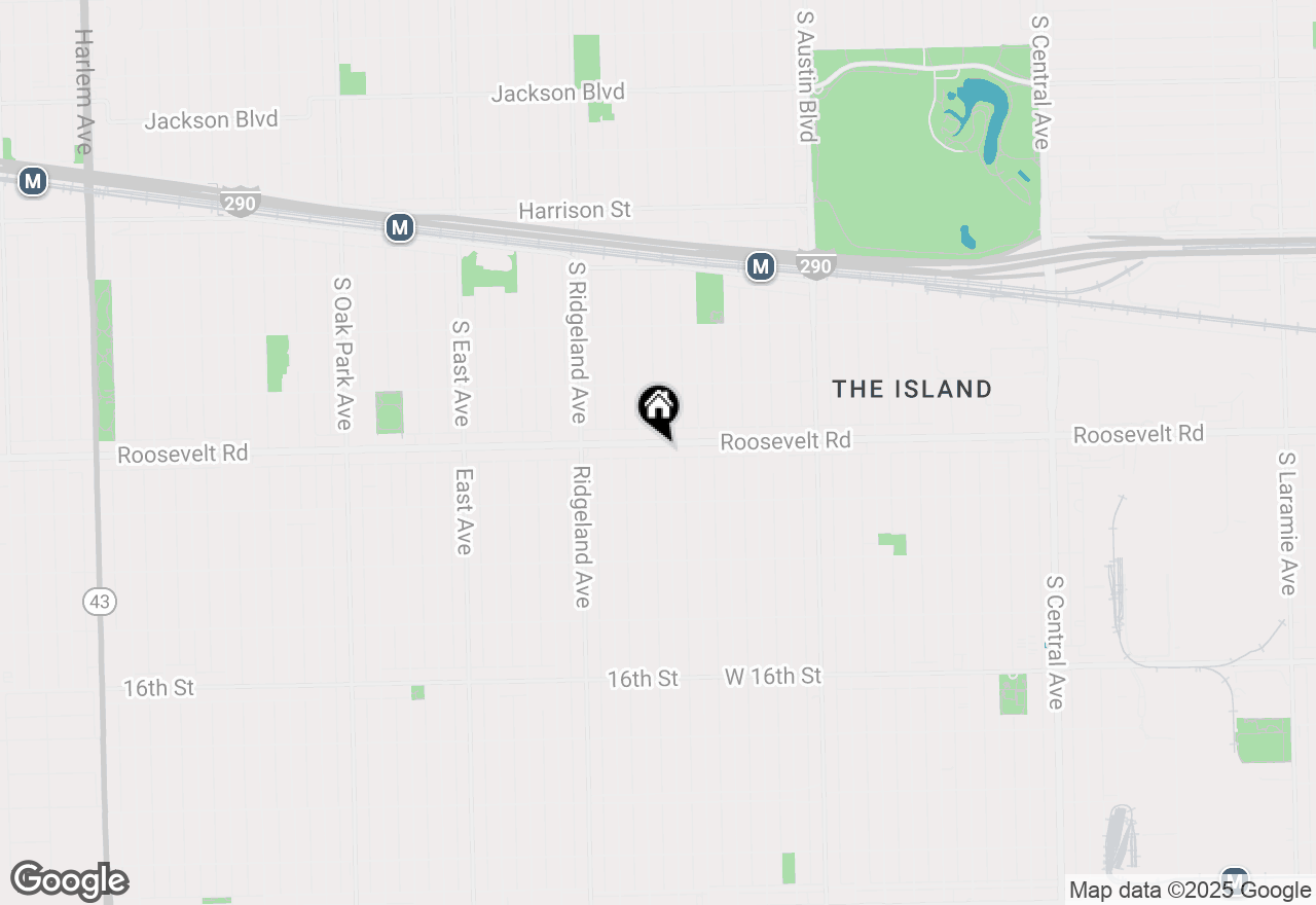 Map of 6233 Roosevelt Road, Berwyn, IL 60402