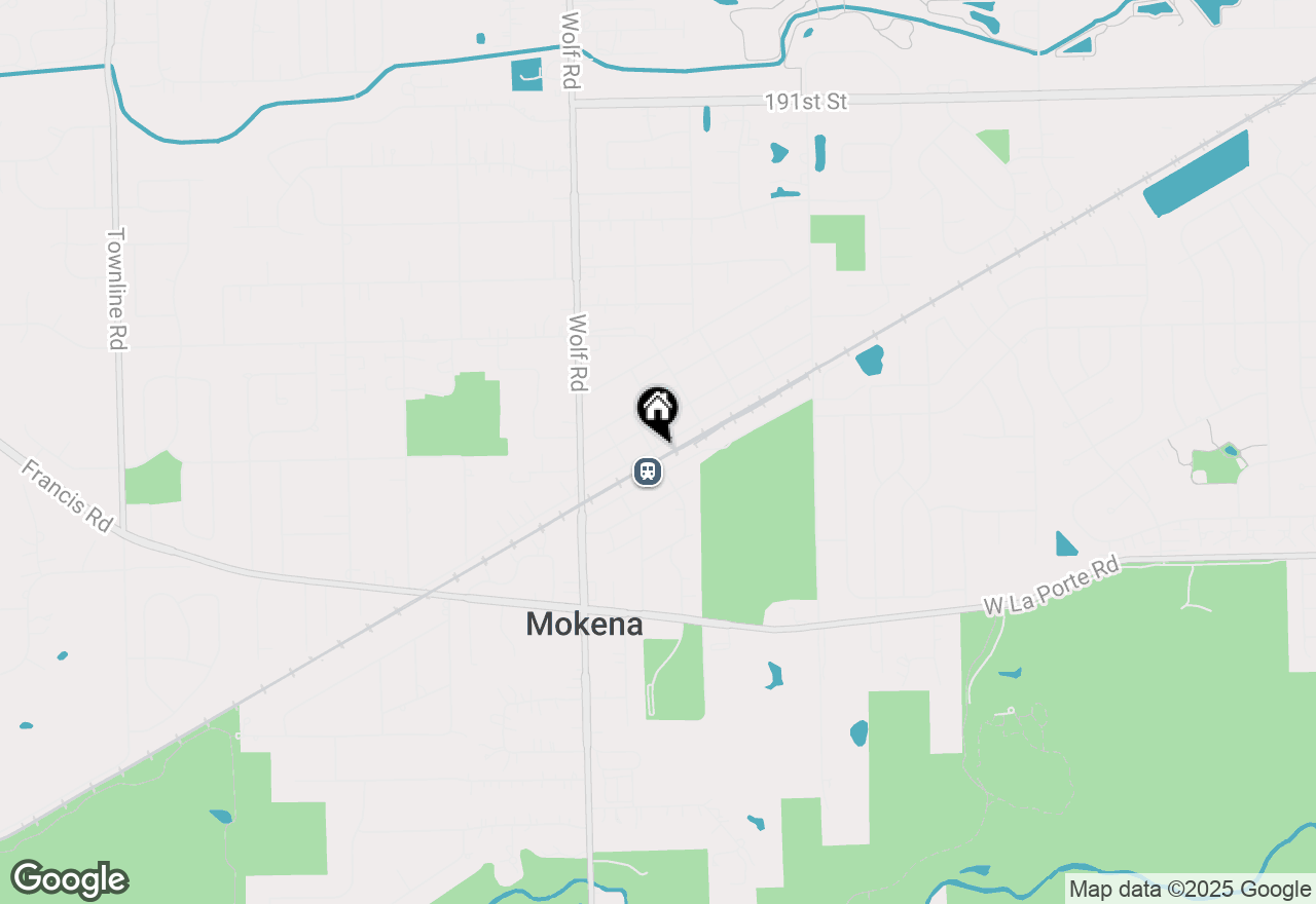 Map of 11041 Front Street #A, Mokena, IL 60448