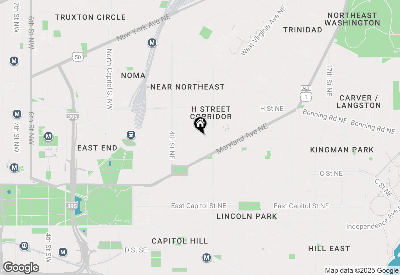 Map of 655 F Street Ne, Washington, DC 20002