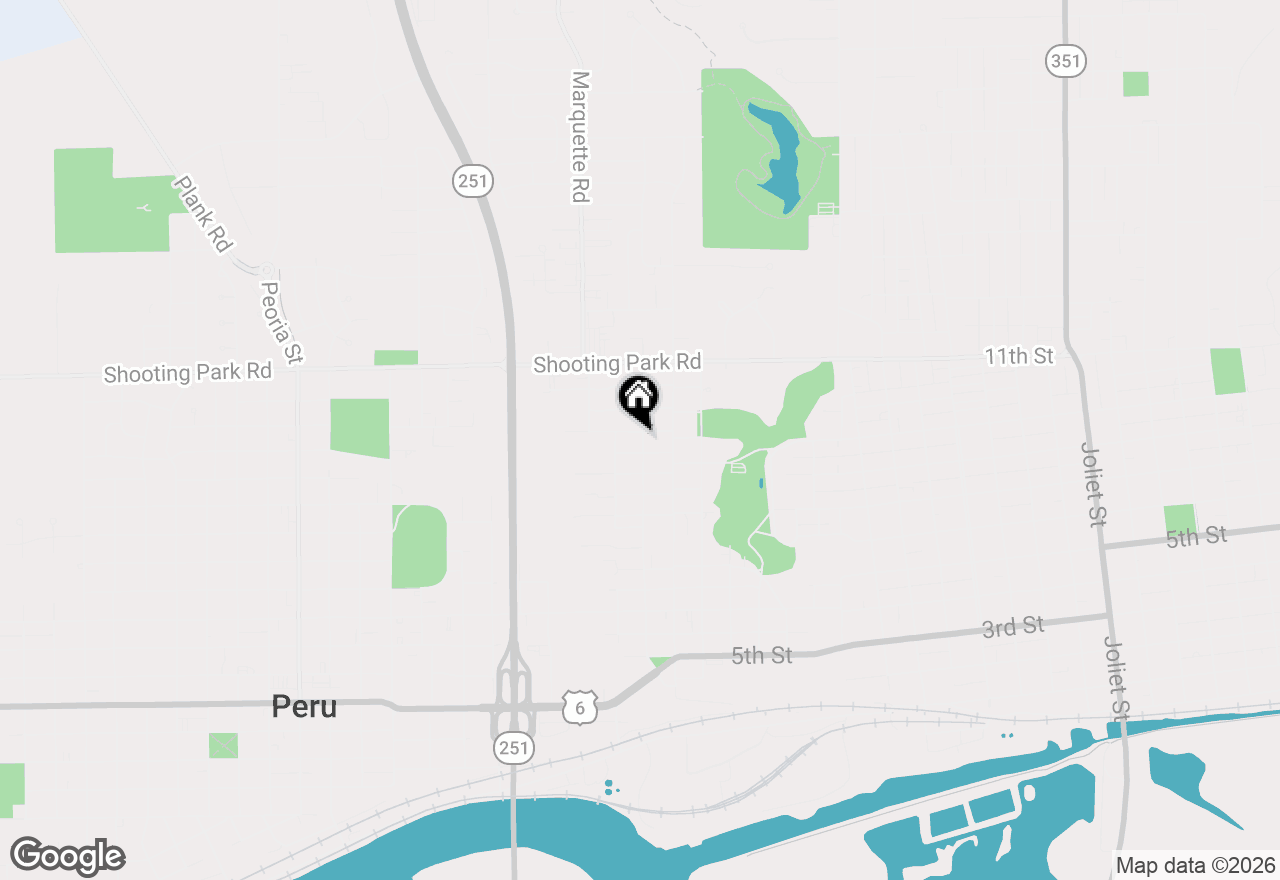 Map of 1810 Prospect Avenue, Peru, IL 61354