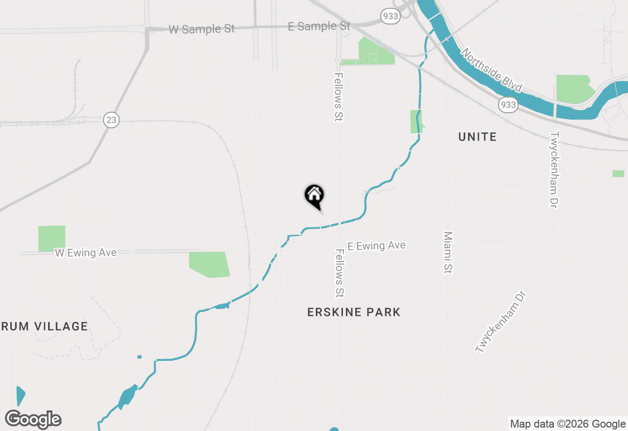 Map of 225 E Donald Street, South Bend, IN 46613