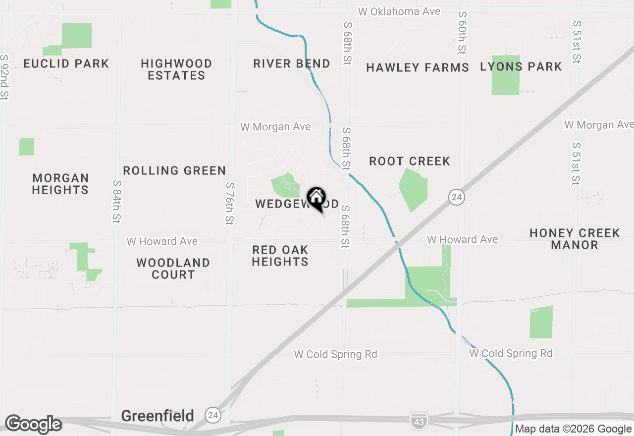 Map of 7028 W Crawford Ave, Milwaukee, WI 53220