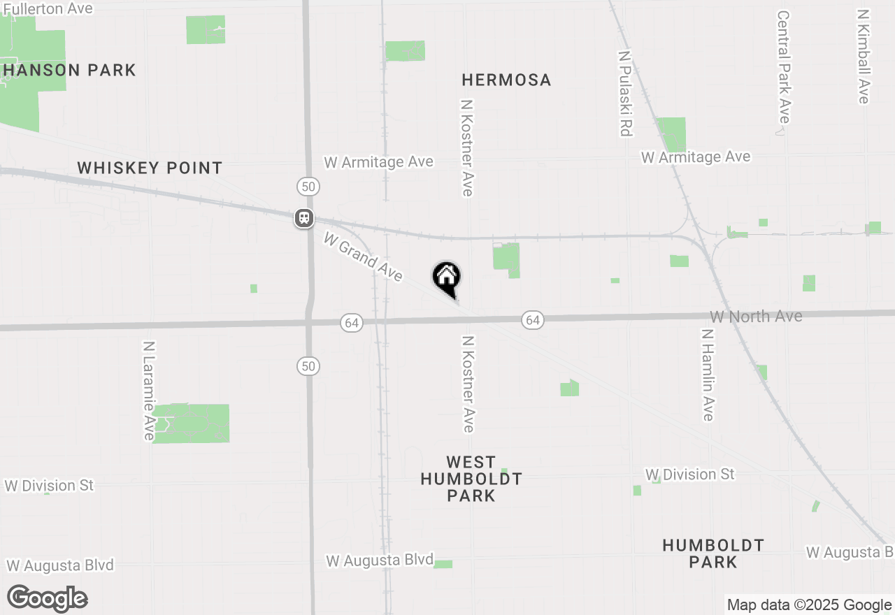 Map of 4455 W Grand Avenue, Chicago, IL 60639