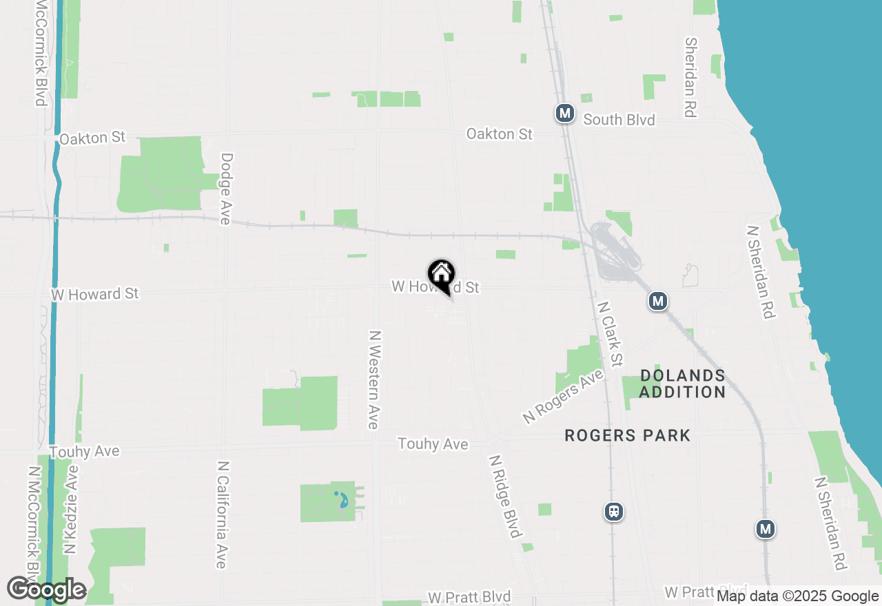 Map of 7545 N Bell Avenue #2E, Chicago, IL 60645