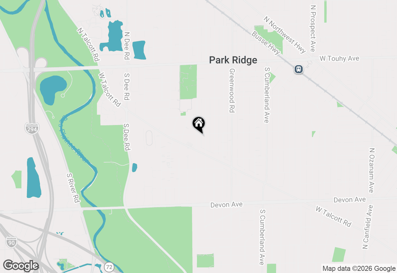 Map of 607 S Western Avenue, Park Ridge, IL 60068