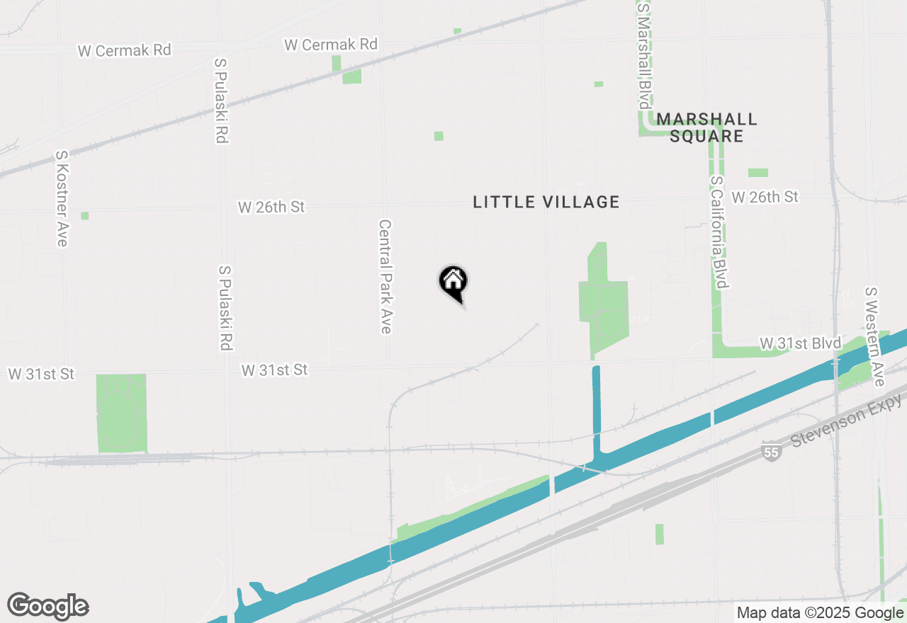 Map of 2841 S Trumbull Avenue, Chicago, IL 60623