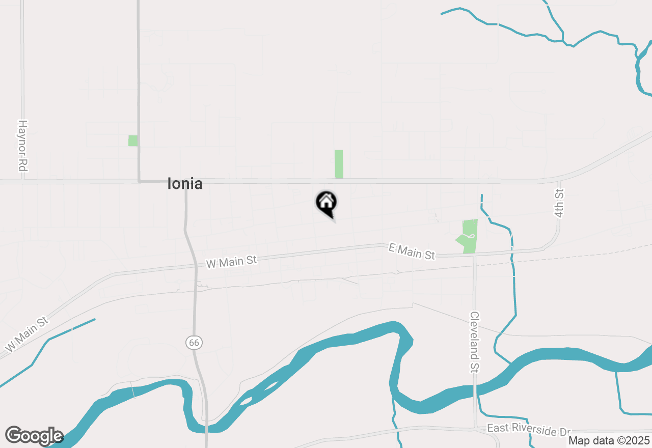 Map of 225 Lafayette Street, Ionia, MI 48846