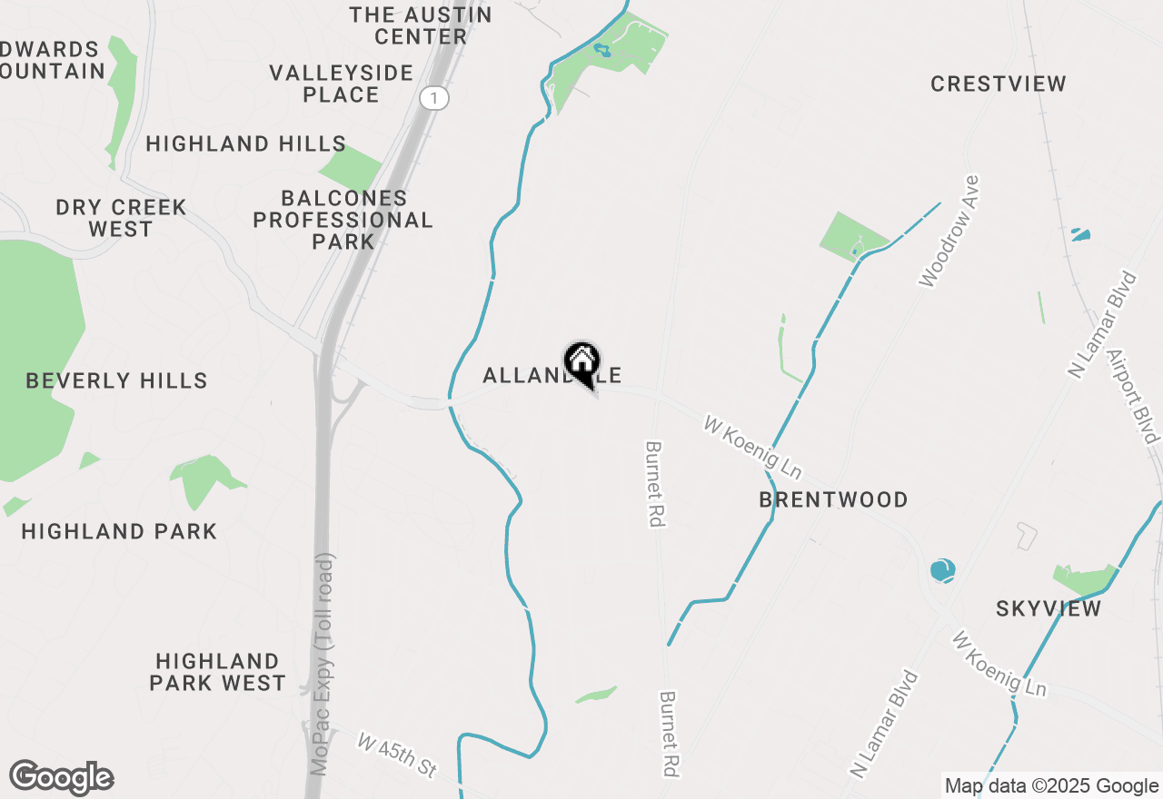 Map of 5802 Shoalwood Ave, Austin, TX 78756