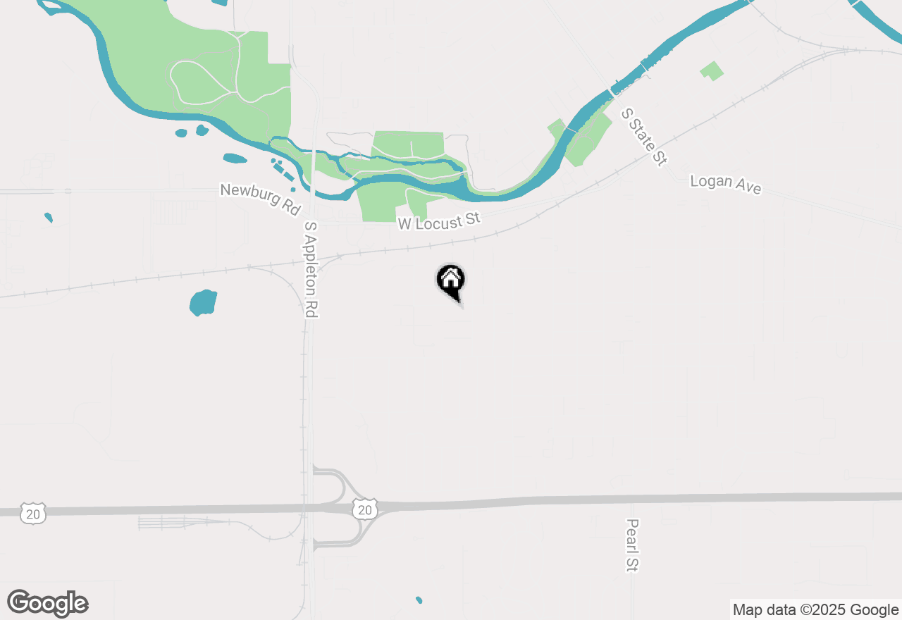 Map of 932 W 5th Street, Belvidere, IL 61008