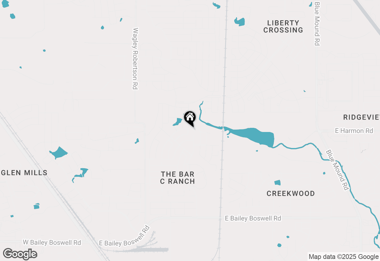 Map of 8616 Caldera Lane, Fort Worth, TX 76131
