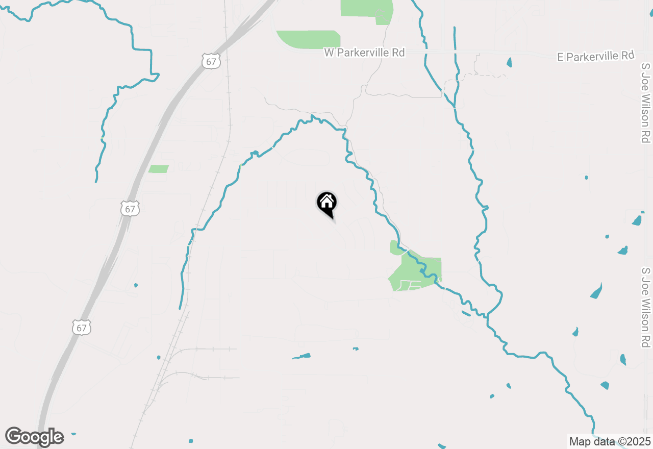 Map of 510 Burleson Street, Cedar Hill, TX 75104