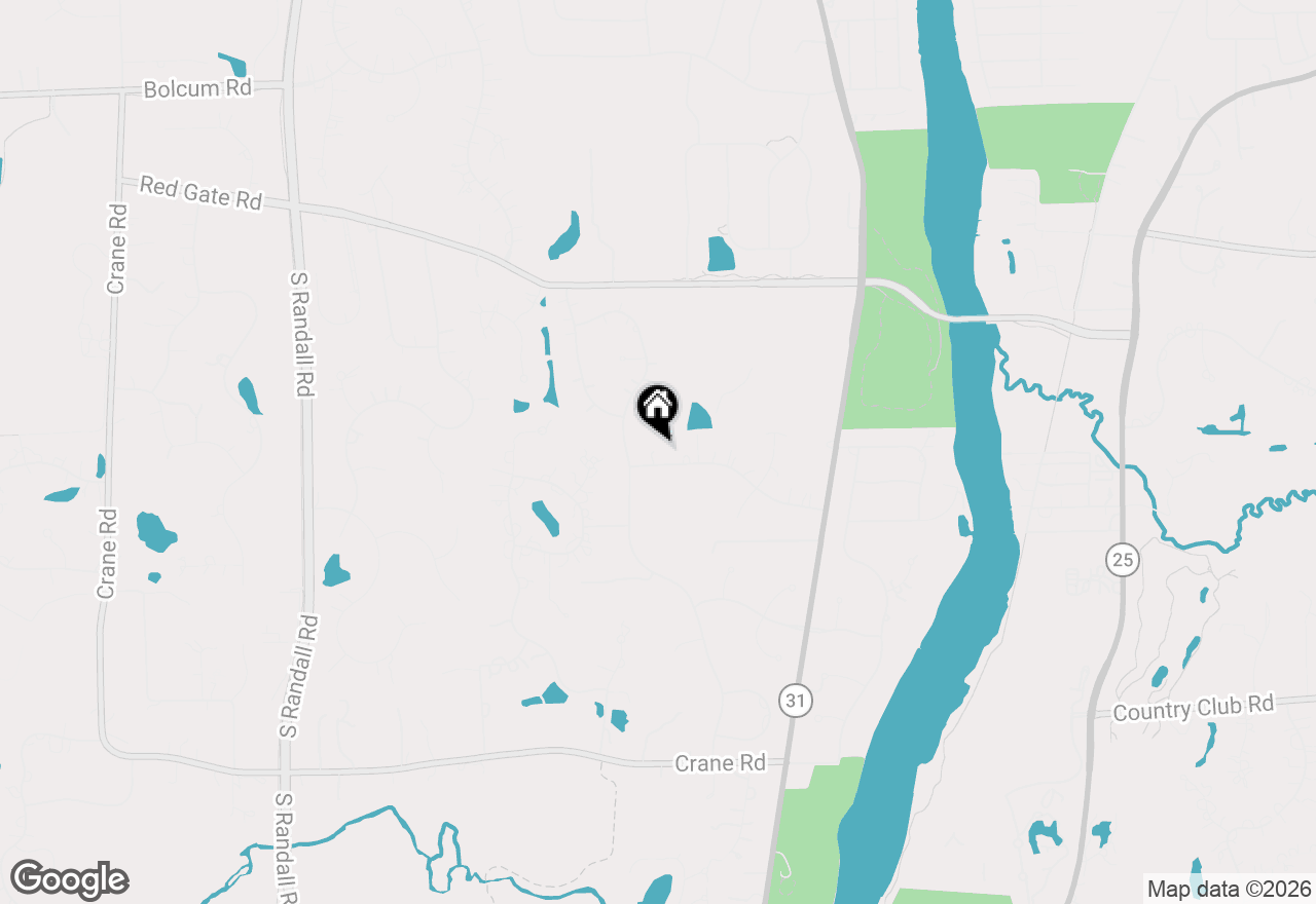 Map of 36W244 Fieldcrest Drive, St. Charles, IL 60175