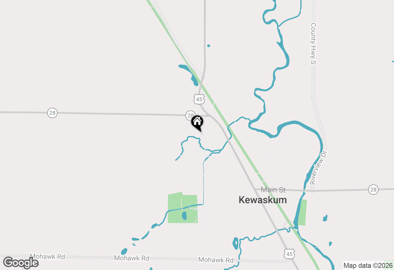 Map of 1783 Edgewood Rd #7, Kewaskum, WI 53040