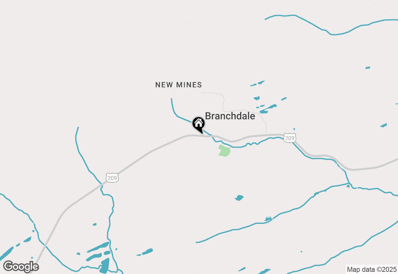 Map of 6 S St Marys Avenue, Branchdale, PA 17923