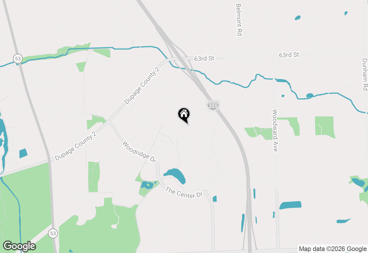 Map of 6705 Foxtree Avenue, Woodridge, IL 60517