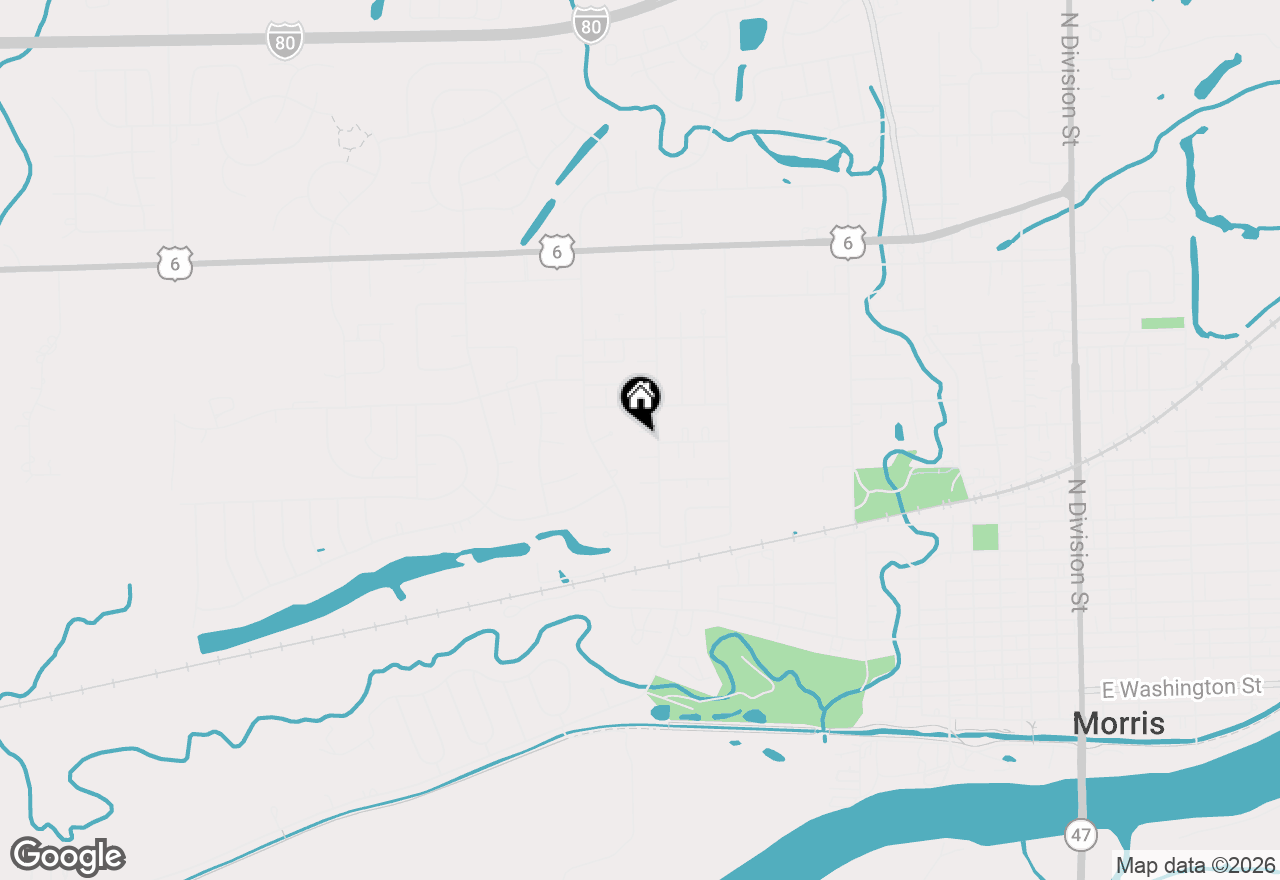 Map of 102 Raven Court, Morris, IL 60450