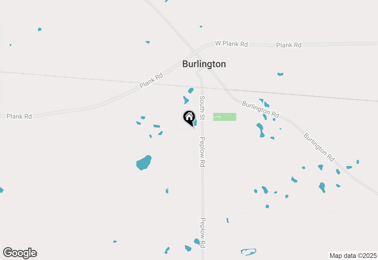 Map of 295 Rolling Oaks Drive, Burlington, IL 60109