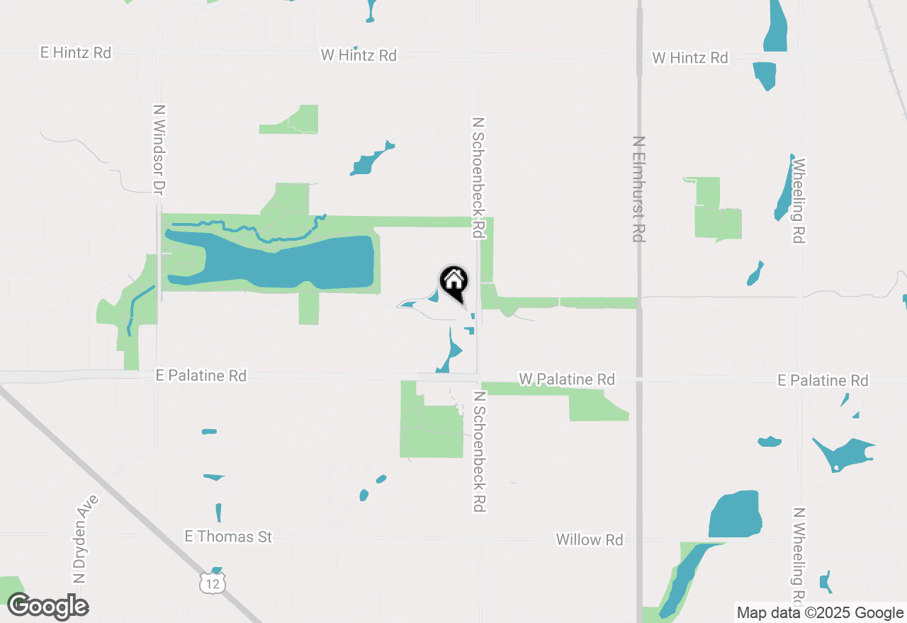 Map of 2056 N Coldspring Road, Arlington Heights, IL 60004