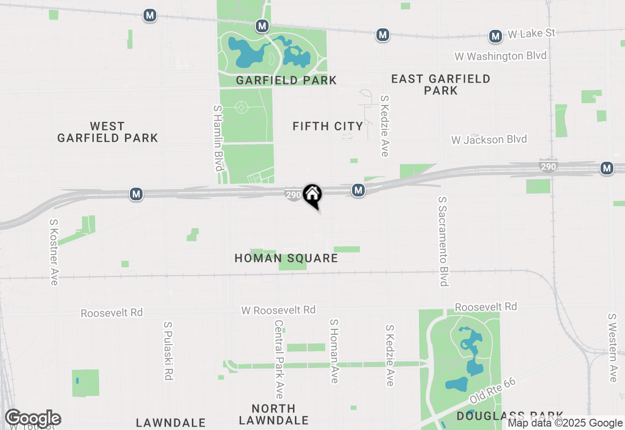 Map of 3441 W Flournoy, Chicago, IL 60624