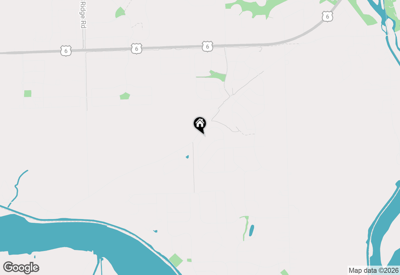 Map of 26010 S Indian Creek Trail, Channahon, IL 60410