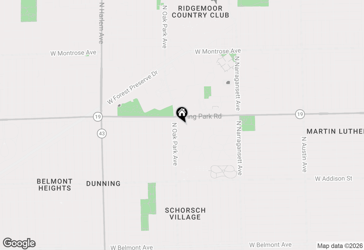 Map of 6730 W Dakin Street, Chicago, IL 60634