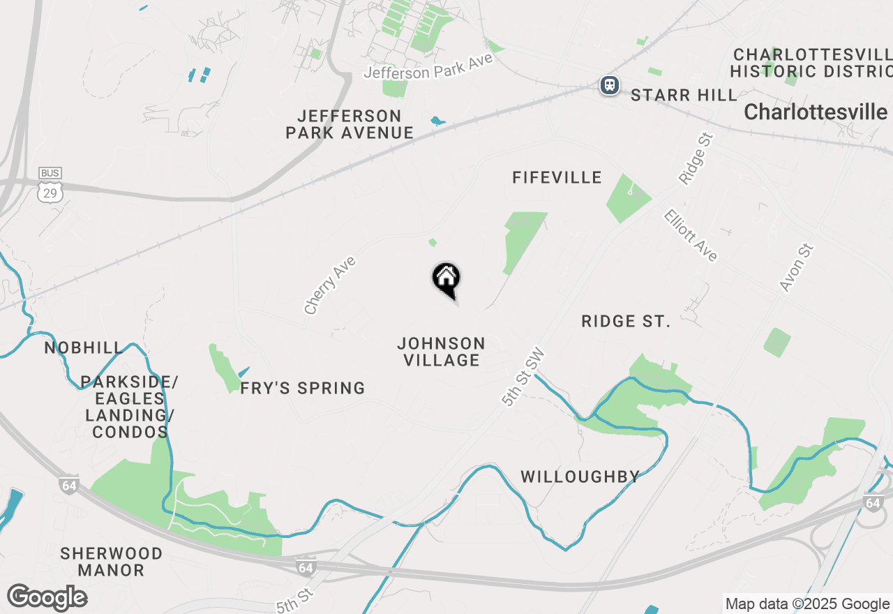 Map of 100 Elkhorn Rd, Charlottesville, VA 22903