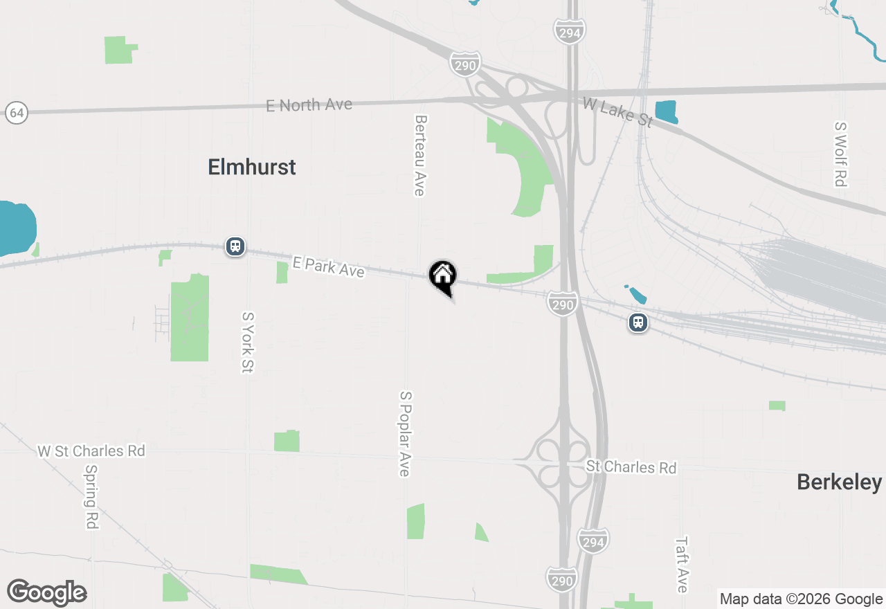 Map of 130 S Elm Tree Lane, Elmhurst, IL 60126