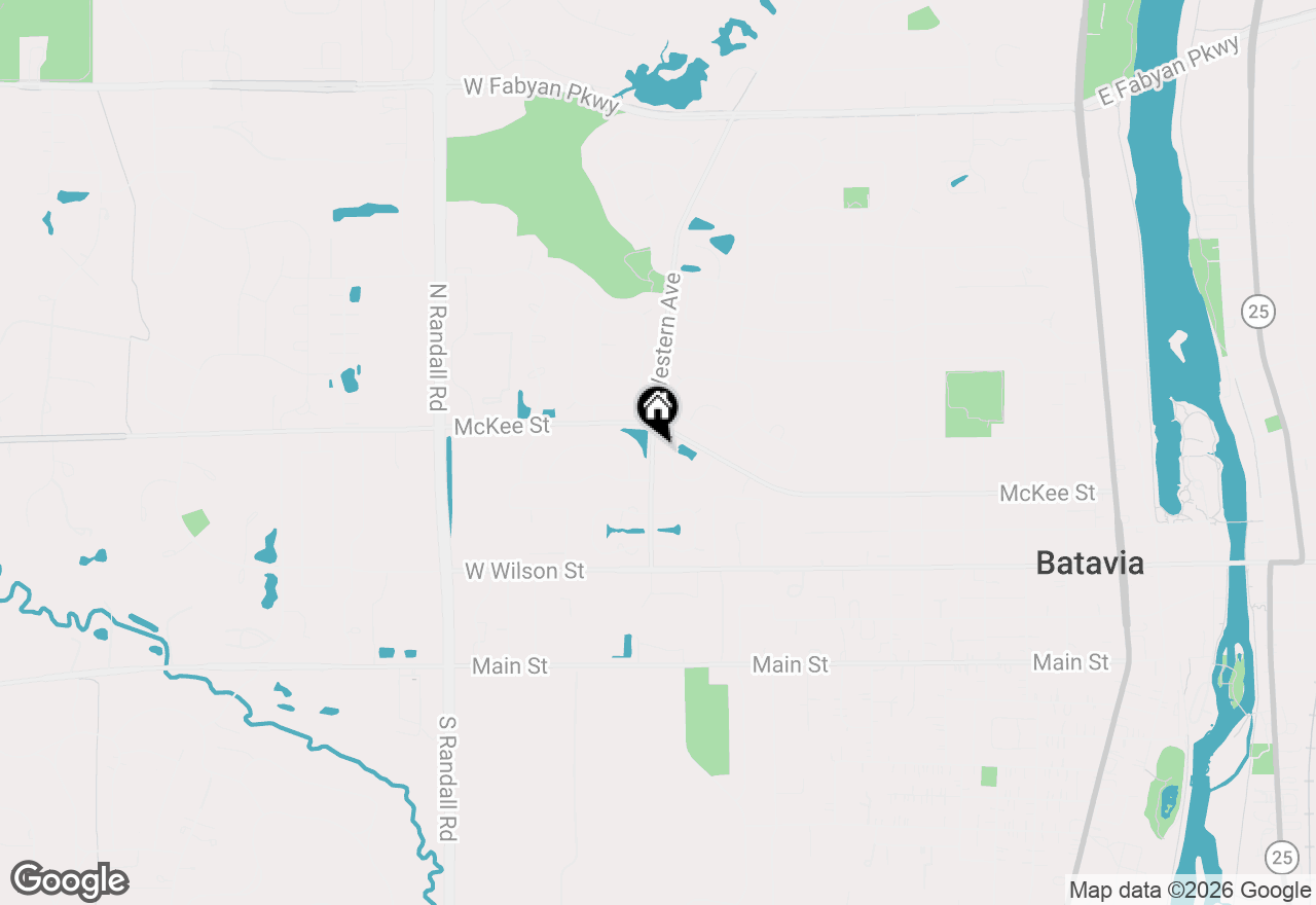 Map of 1394 Spencer Lane, Batavia, IL 60510