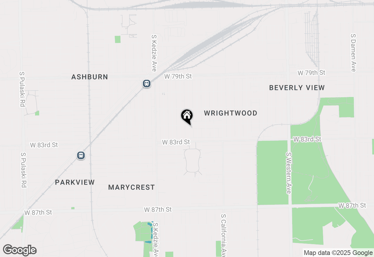 Map of 8208 S Sacramento Avenue, Chicago, IL 60652