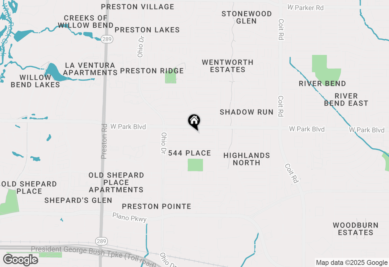 Map of 4448 Atlanta Drive, Plano, TX 75093