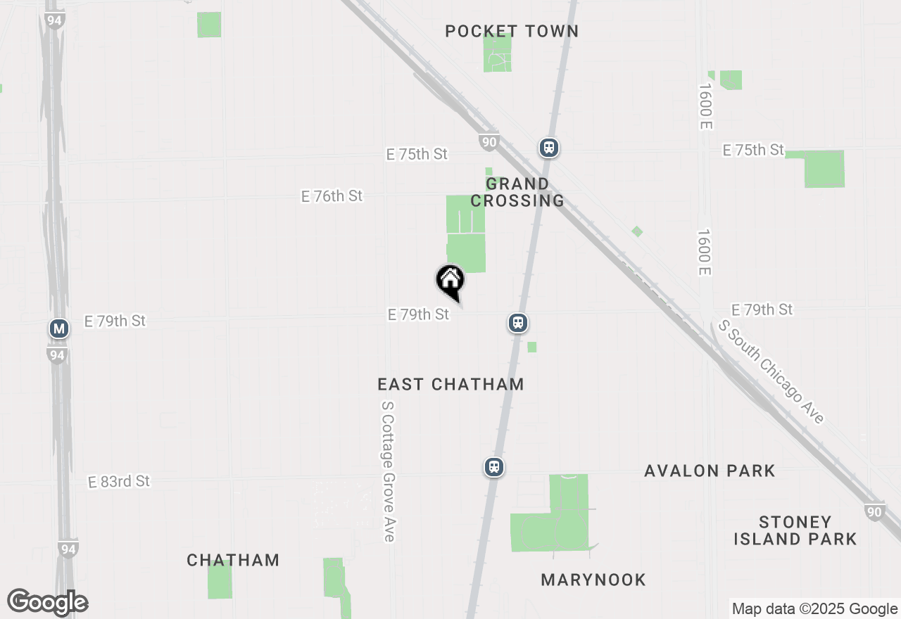 Map of 932 E 79th Street #310, Chicago, IL 60619