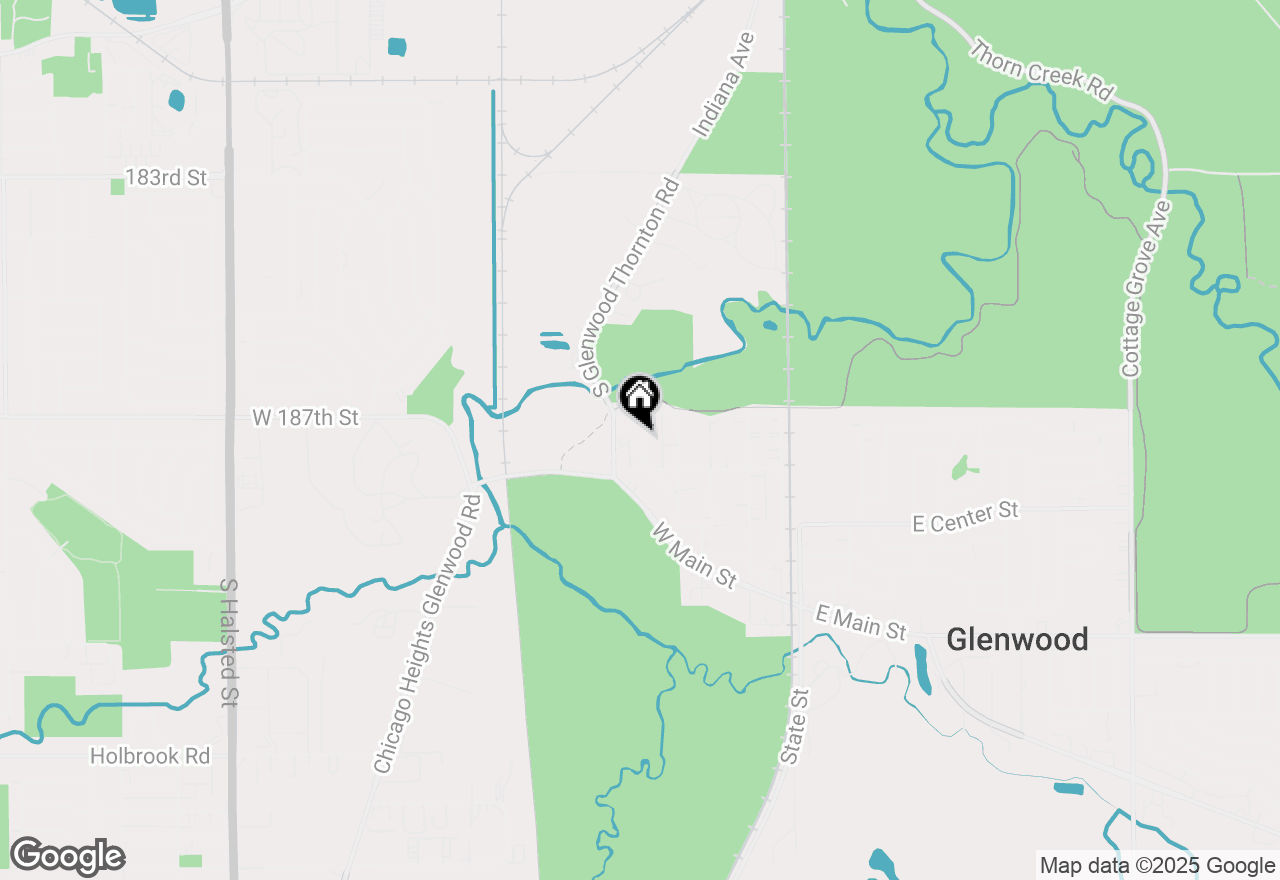 Map of 123 N Glenwood Avenue, Glenwood, IL 60425