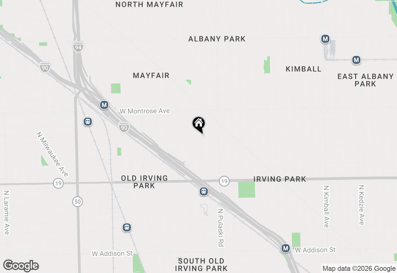 Map of 4229 N Kedvale Avenue #3B, Chicago, IL 60641