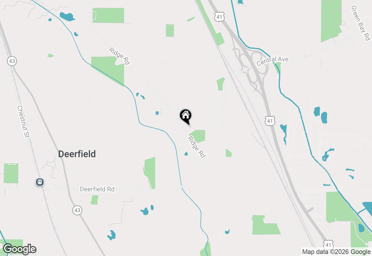 Map of 1177 Ridge Road, Highland Park, IL 60035