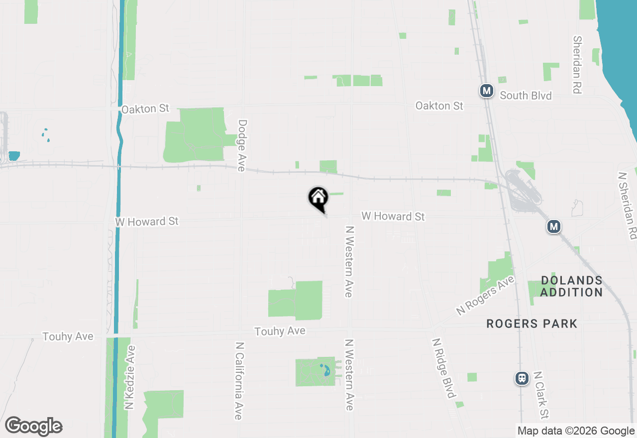 Map of 2507 W Howard Street, Chicago, IL 60645