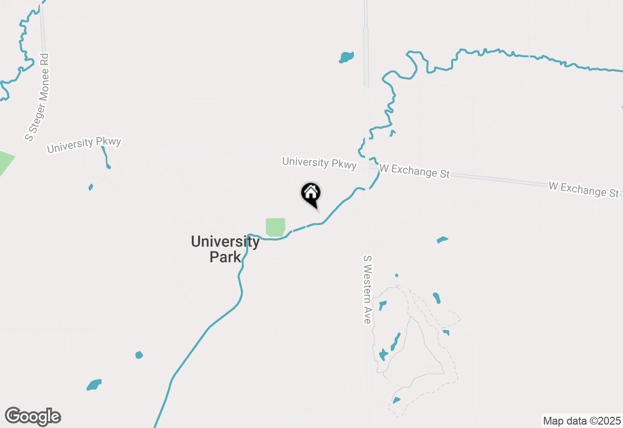 Map of 731 Union Drive, University Park, IL 60484