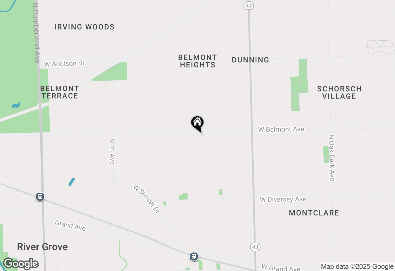 Map of 3140 N Olcott Avenue, Chicago, IL 60707