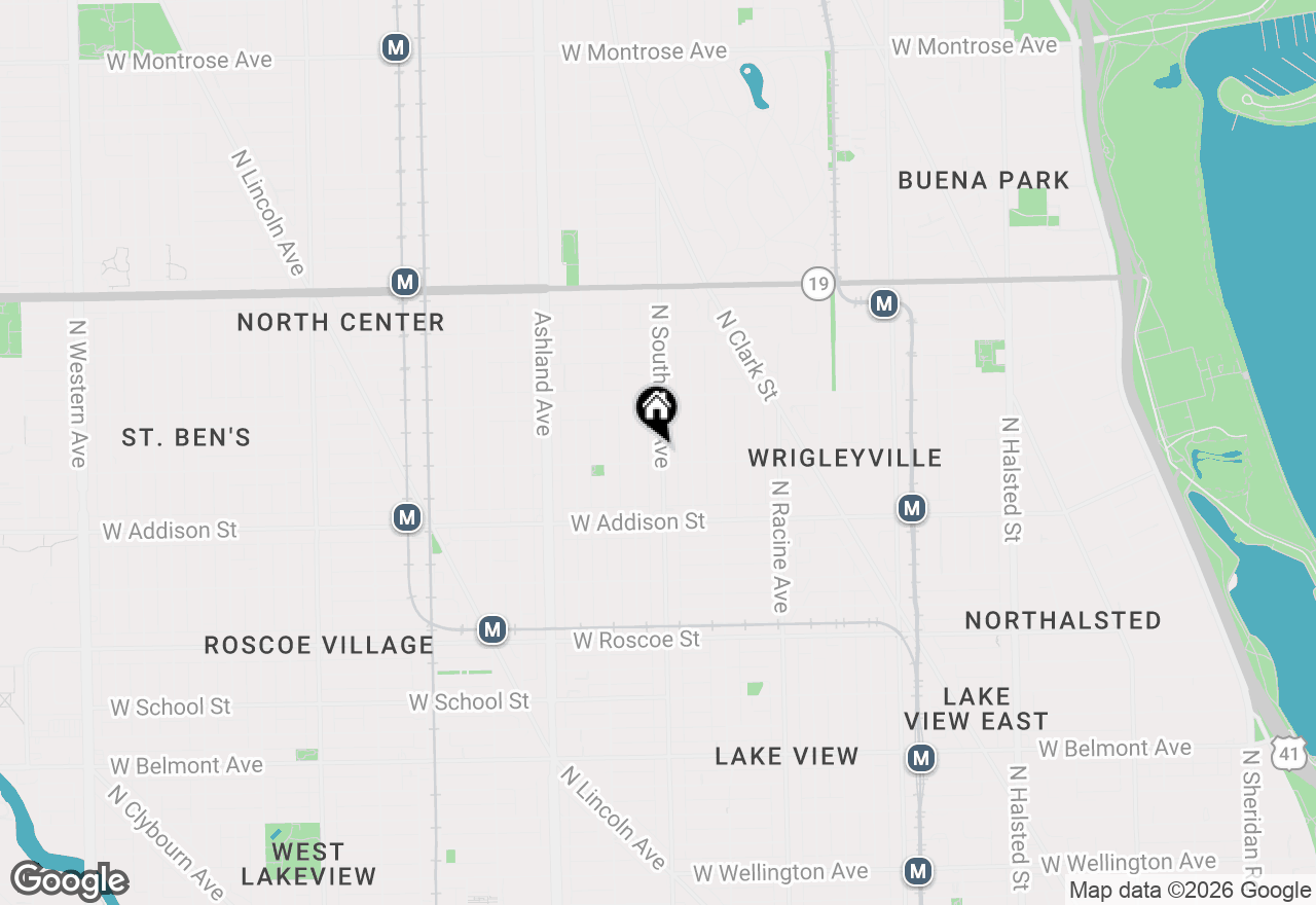 Map of 3708 N Southport Avenue #4, Chicago, IL 60613