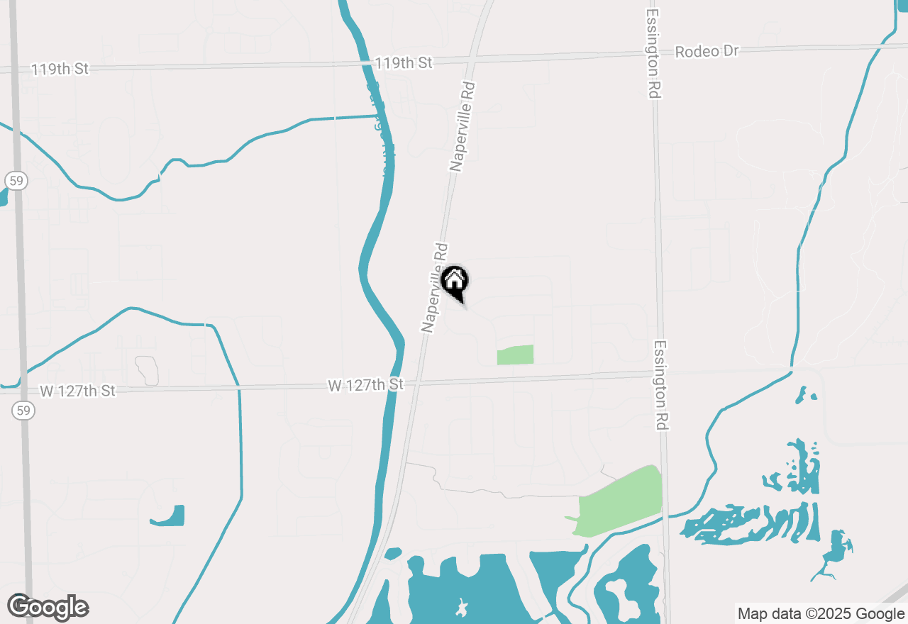 Map of 2337 Brookstone Drive, Bolingbrook, IL 60490