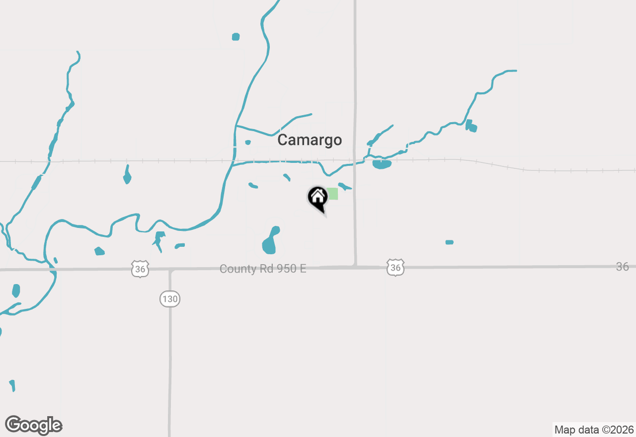 Map of 407 S Vine Street, Camargo, IL 61919