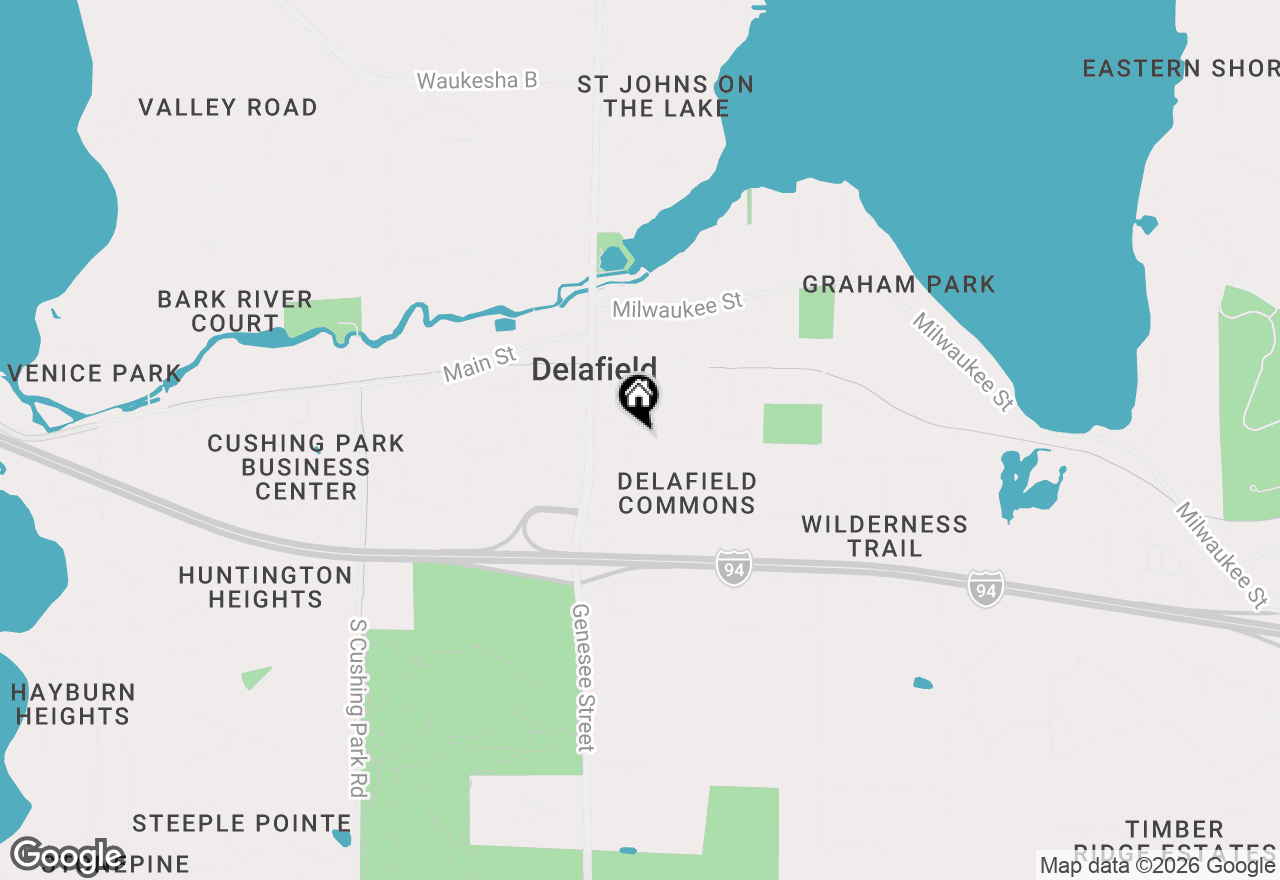 Map of 398 Oneida St, Delafield, WI 53018