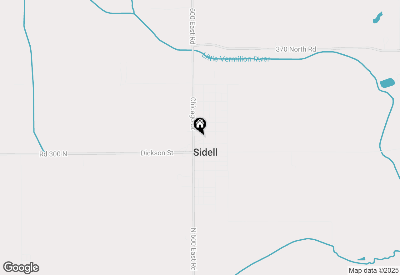 Map of 101 Railroad Street, Sidell, IL 61876