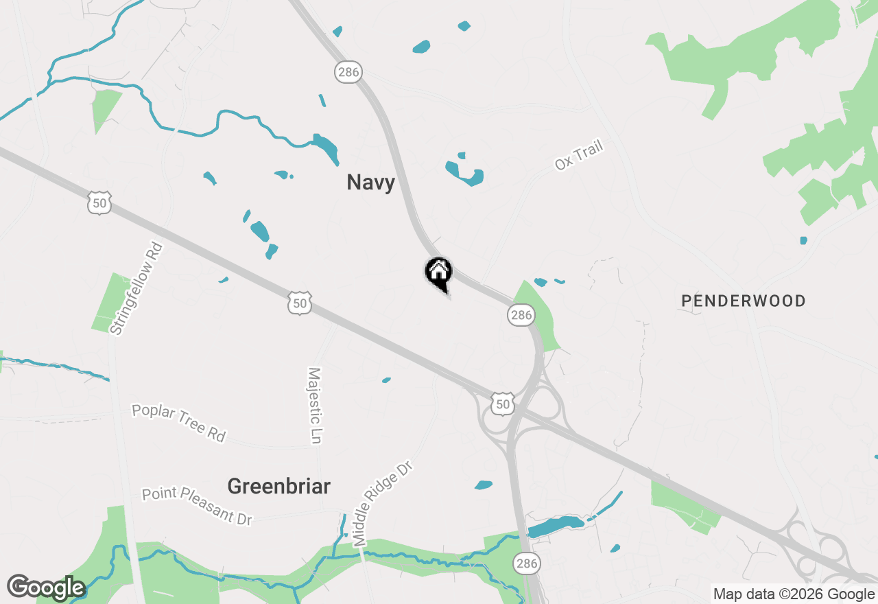 Map of 12739 Lady Somerset Lane, Fairfax, VA 22033