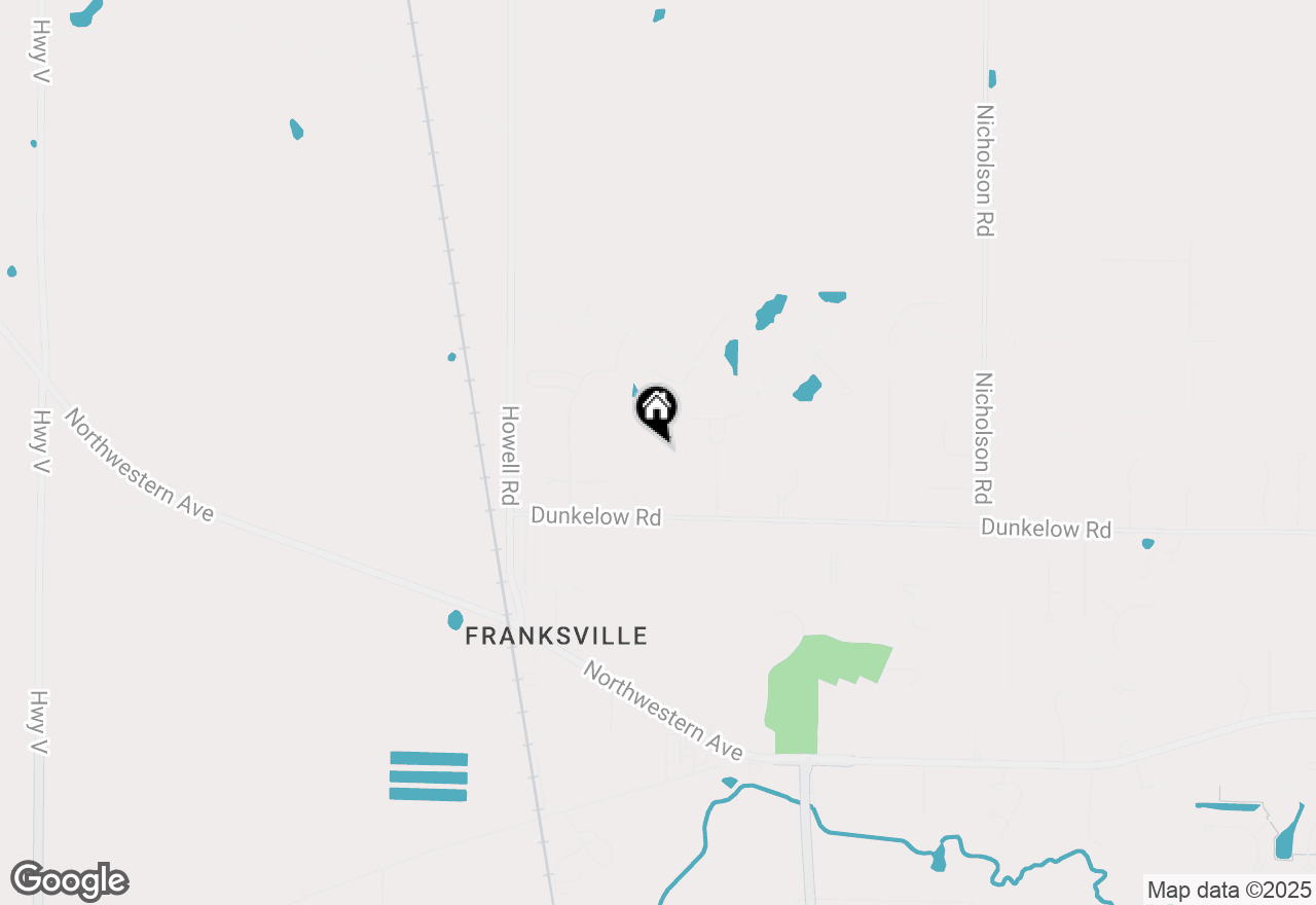 Map of 10126 Dunkelow Rd, Franksville, WI 53126