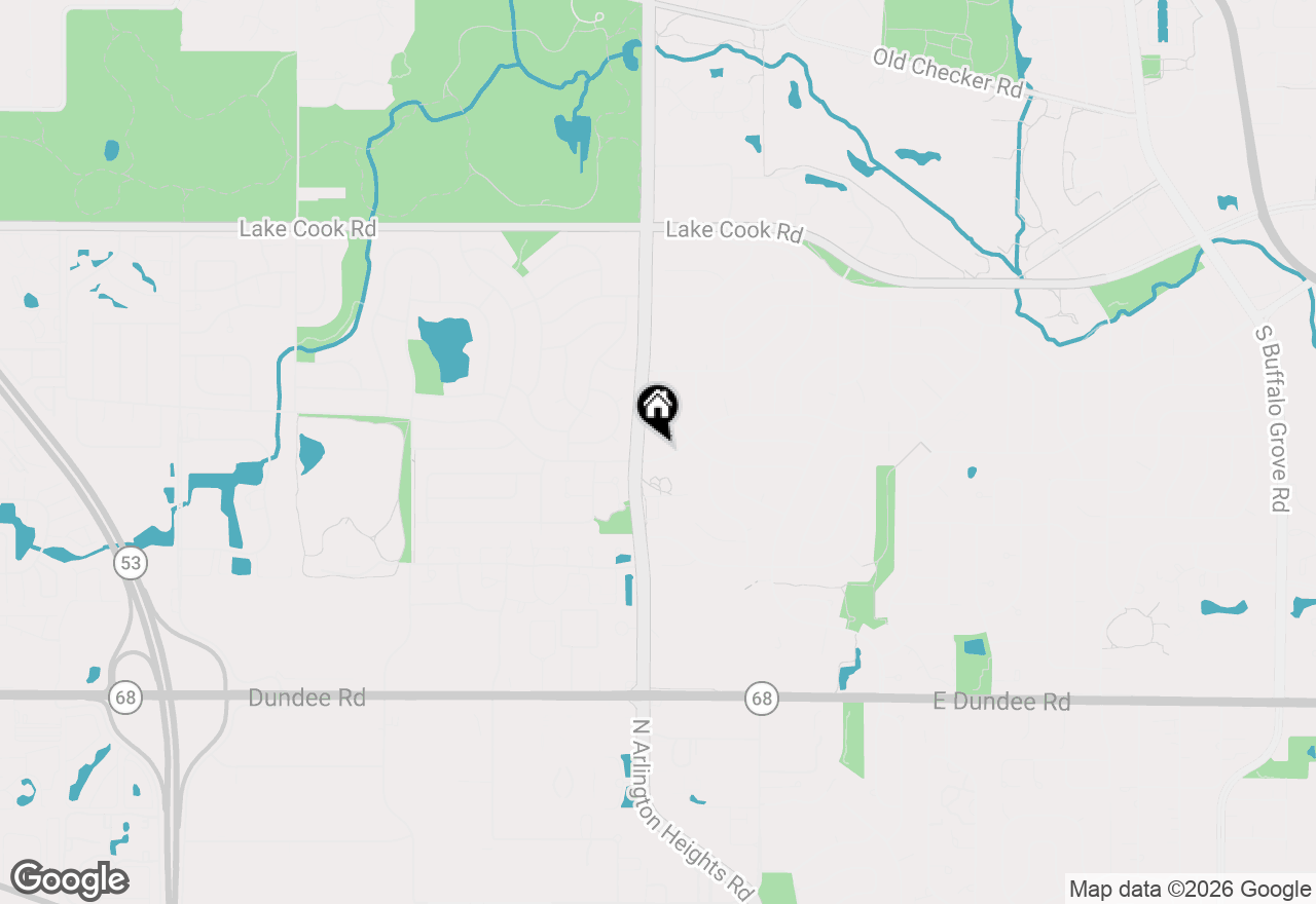 Map of 1116 Bernard Drive, Buffalo Grove, IL 60089