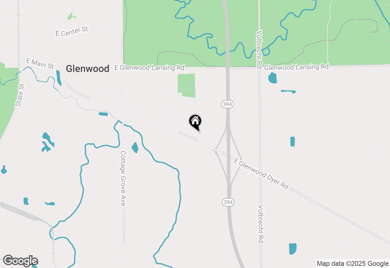 Map of 1017 E 194th Street #204, Glenwood, IL 60425