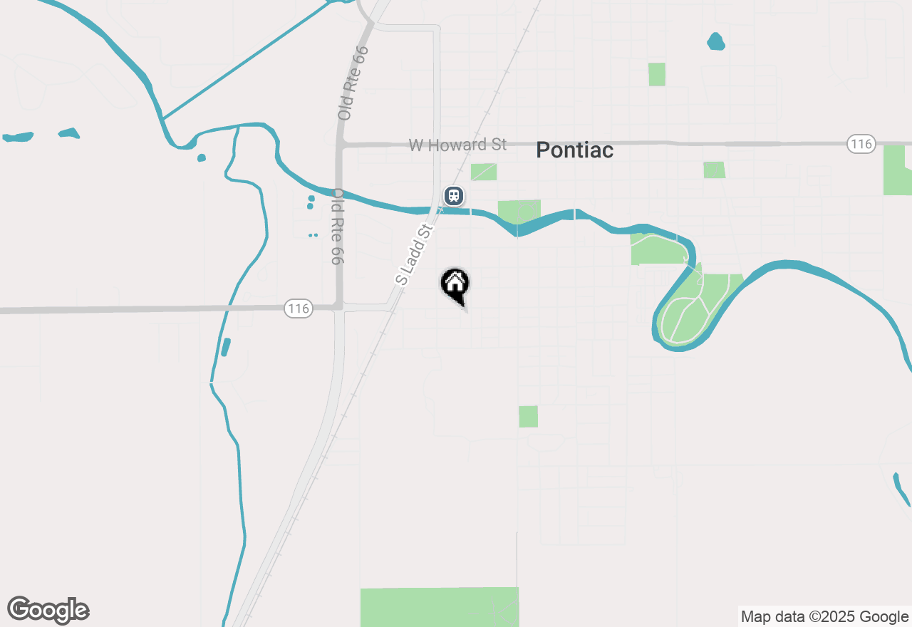 Map of 722 W Reynolds Street, Pontiac, IL 61764